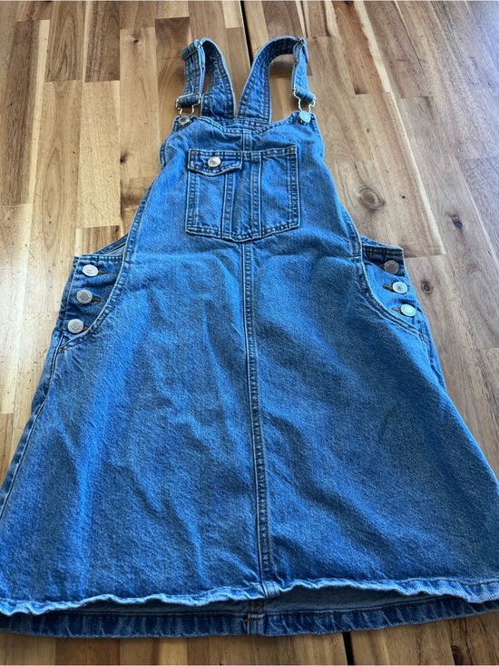 Zara Other - Zara Kids Denim Overall Dress Size 13-14 (164) Blue Jean Pinafore